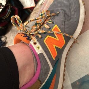 New balance shoes hardly worn! In good condition! Too big for me.
